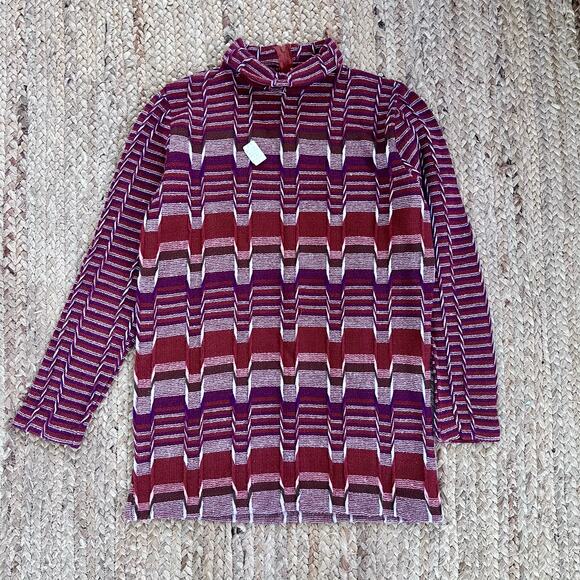 Vintage 60s deadstock psychedelic hippie sweater - Picture 3 of 5